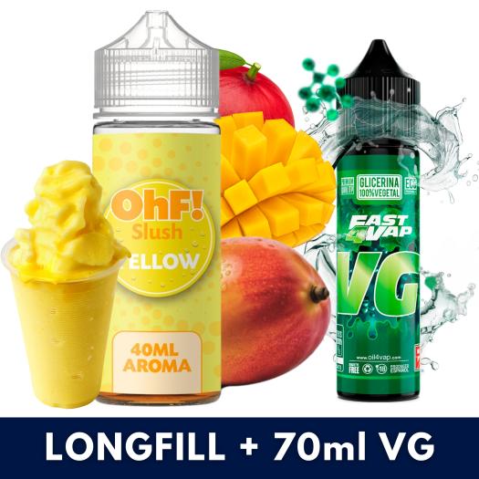 Aroma Yellow Slush 40ml/120 (Longfill) OhF! + VG FAST 70ML Aroma Yellow Slush 40ml/120 (Longfill) OhF! + VG FAST 70ML