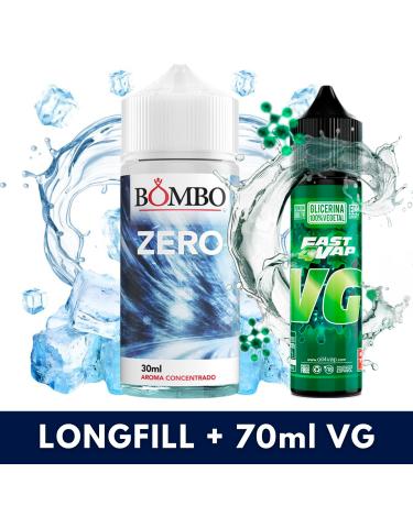 Aroma Zero 30ml/120 (Longfill) Bombo + VG FAST 70ML