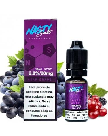 ASAP GRAPE - NASTY JUICE 10 ml - 10 mg y 20 mg - Líquido con SALES DE NICOTINA