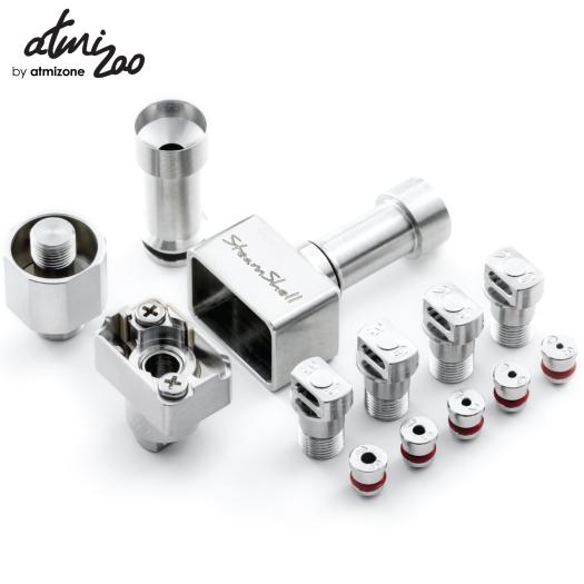 ATMIZOO SteamShell Deluxe Edition SS | RBA Premium para Boro y Billet Box