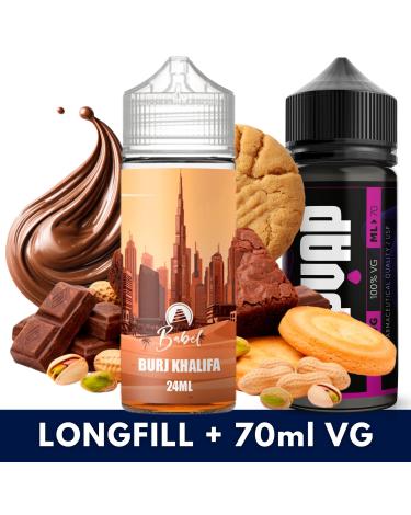 Babel Burj Khalifa Longfill 24ml + 70ml VG