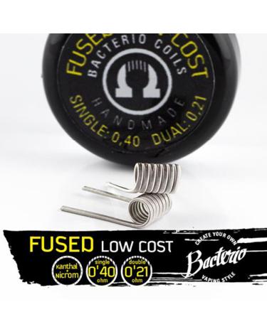 Bacterio Coils Fused Low Cost Full Ni80 0.21 Ohm (pack 2) - Bacterio Coils