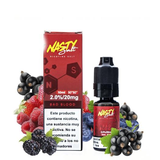 BAD BLOOD - NASTY JUICE 10 ml - 10 mg y 20 mg - Líquido con SALES DE NICOTINA