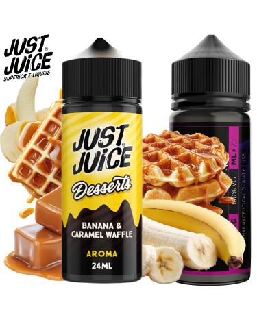 Banana Caramel Waffle Longfill 24ml/120 Just Juice Desserts