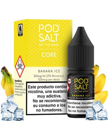 BANANA ICE 10ml - POD SALT 10 ml – Líquido con SALES DE NICOTINA