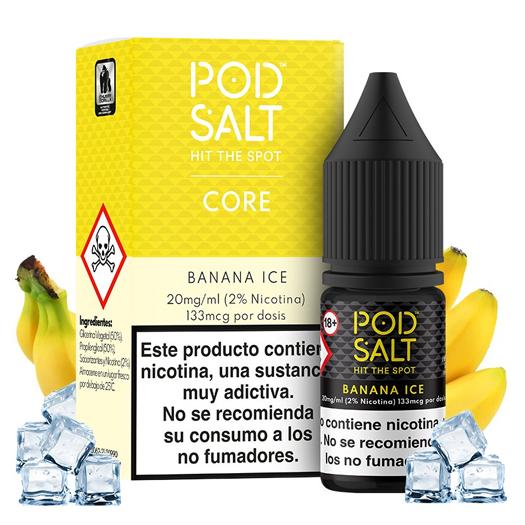 BANANA ICE 10ml - POD SALT 10 ml – Líquido con SALES DE NICOTINA BANANA ICE 10ml - POD SALT 10 ml – Líquido con SALES DE NICOTINA