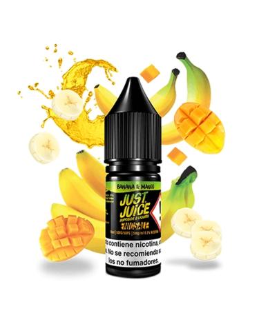 BANANA MANGO 10 ml - Just Juice Iconic Fruit – Líquido con SALES DE NICOTINA