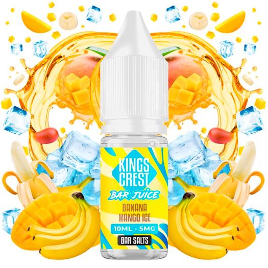Banana Mango Ice 10ml - Kings Crest Bar Juice Nic Salts