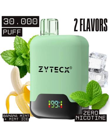 Banana Mint + Mint Ice | MAGIC DUO Desechable | 30000 PUFFS Sin Nicotina |
