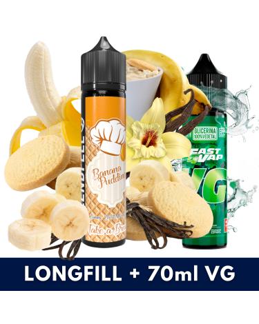 Banana Pudding 20ml/60 (Longfill) Blendfeel + 70ml VG Fast