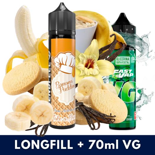 Banana Pudding 20ml/60 (Longfill) Blendfeel + 70ml VG Fast