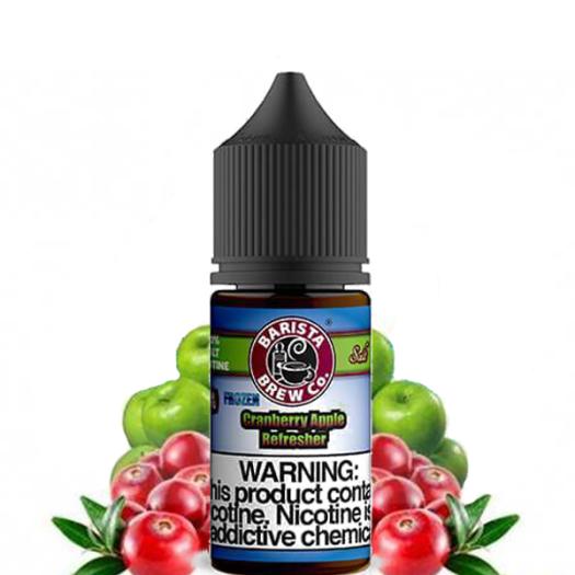 BARISTA BREW SALT Cranberry Apple Refresher 10 ml – Líquido con SALES DE NICOTINA