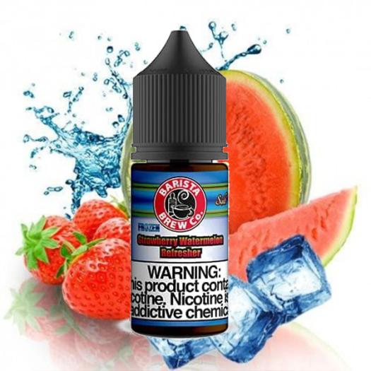 BARISTA BREW SALT Frozen Strawberry Watermelon Refresher 10 ml – Líquido con SALES DE NICOTINA