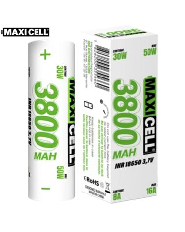 Batería 18650 20A 3800mAh Maxi Cell