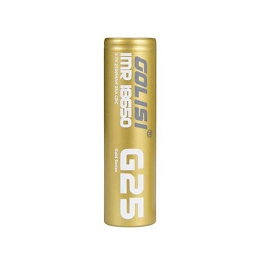 → Batería 18650 GOLISI ACCUS G25 2500MAH 20A (1ud y Pack de 2uds) → Batería 18650 GOLISI ACCUS G25 2500MAH 20A (1ud y Pack de 2uds)
