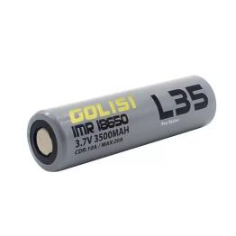 → Batería 18650 GOLISI ACCUS L35 IMR 18650 3500mAh 3.7V 10A (1ud y Pack de 2uds)