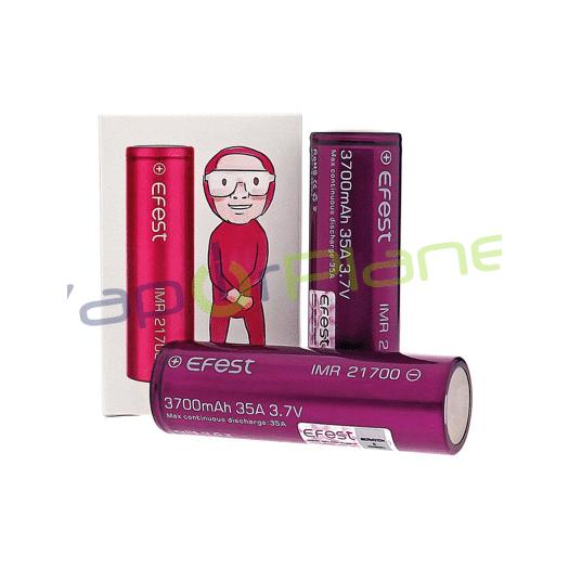 Batería 21700 Efest 3700MAH 35A FLAT TOP ( 1 Ud. y Pack 2 Uds. )