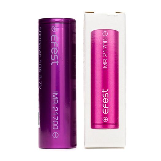 Batería 21700 Efest 5000MAH 10A - Baterías Efest ( 1 Ud. y Pack 2 Uds. )