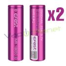 → Bateria EFEST 18650 3500mAh 20A 3.7v (PACK DE 2 UNIDADES)