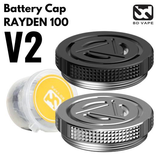 Battery Cap para Rayden 100 V2.0 Modelo Knurl - BD Vape