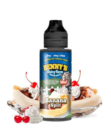 Bennys Dairy Farm Banana Split 100ml + Nicokits gratis - Bennys Dairy