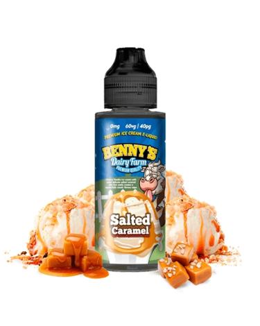 Bennys Dairy Farm Salted Caramel 100ml + Nicokit gratis - Bennys Dairy