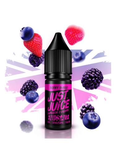 BERRY BURST - JUST JUICE SALT 10 ml - 5mg - 11 mg y 20 mg - Líquido con SALES DE NICOTINA
