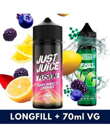 Berry Burst Lemonade 24ml/120 (Longfill) Just Juice + 70ml VG Fast