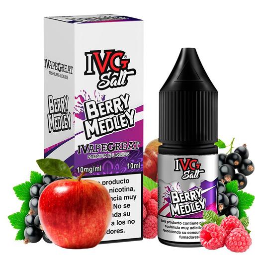 BERRY MEDLEY 10 ml - I VG - Líquido con SALES DE NICOTINA BERRY MEDLEY 10 ml - I VG - Líquido con SALES DE NICOTINA