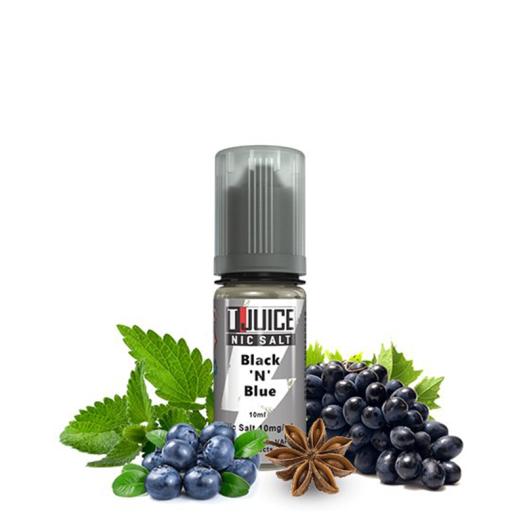 BLACK N BLUE - T-JUICE SALT 10 ml - 10 mg y 20 mg - Líquido con SALES DE NICOTINA