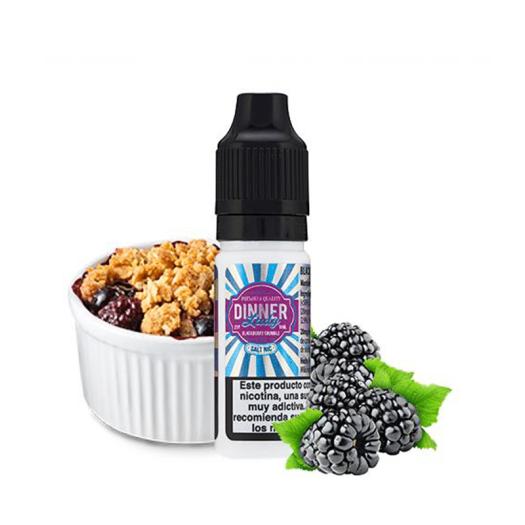 BLACKBERRY CRUMBLE - DINNER LADY SALT 10 ml - 20 mg - Líquido con SALES DE NICOTINA