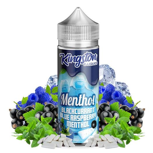 Blackcurrant Blue Raspberry Menthol 100ml + Nicokits Gratis - Kingston E-liquids