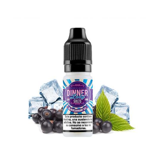 BLACKCURRANT ICE - DINNER LADY SALT 10 ml - 20 mg - Líquido con SALES DE NICOTINA