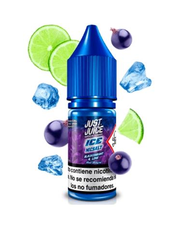 Blackcurrant Lime 10 ml - JUST JUICE SALT – Líquido con SALES DE NICOTINA