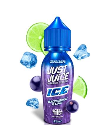Blackcurrant Lime 50ml + Nicokit Gratis - Just Juice Ice
