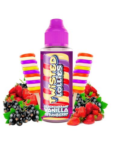 Blackcurrant Vanilla Strawberry 100ml + Nicokits Gratis - Twisted Lollies