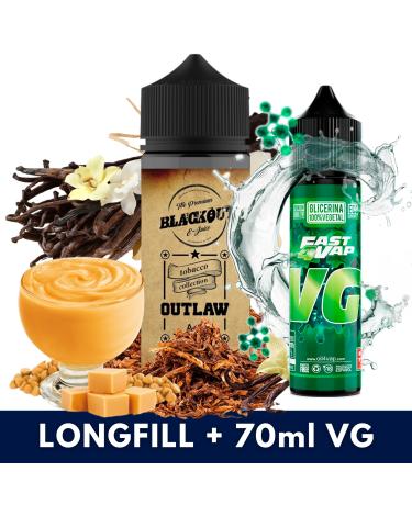 Blackout Outlaw Ace Shot 24ml/120 (Longfill) + VG FAST 70ML