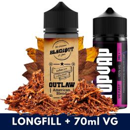 Blackout Outlaw American Blend 10ml/120 (Longfill) + 70ml VG Fast