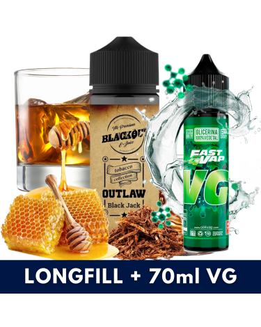 Blackout Outlaw Black Jack Shot 24ml/120 (Longfill) + VG FAST 70ML