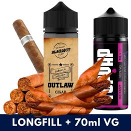 Blackout Outlaw Cigar Shot 10ml/120 (Longfill) + 70ml VG Fast