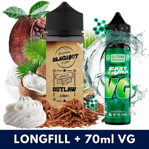 Blackout Outlaw Joker Shot 24ml/120 (Longfill) + VG FAST 70ML