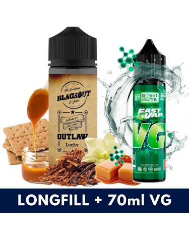 Blackout Outlaw Lucky Shot 24ml/120 (Longfill) + VG FAST 70ML