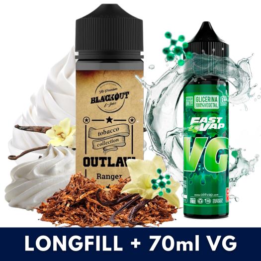 Blackout Outlaw Ranger Shot 24ml/120 (Longfill) + VG FAST 70ML Blackout Outlaw Ranger Shot 24ml/120 (Longfill) + VG FAST 70ML