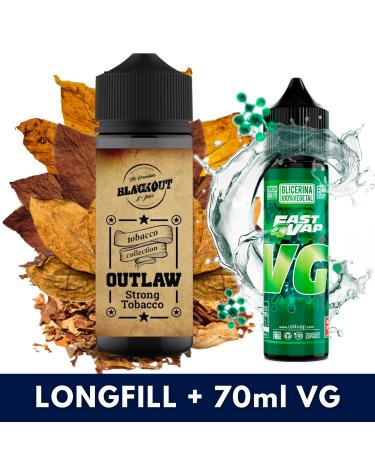 Blackout Outlaw Strong Tobacco 24ml/120 (Longfill) + VG FAST 70ML