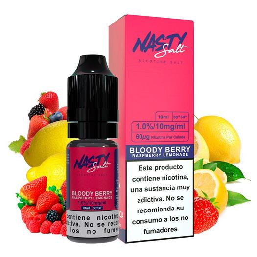 BLOODY BERRY - Raspberry Lemonade - NASTY JUICE 10 ml - Líquido con SALES DE NICOTINA
