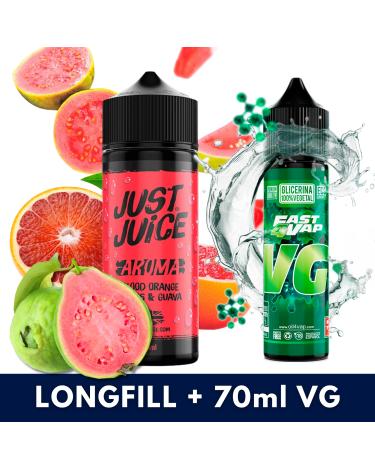 Blood Orange Citrus Guava 24ml/120 (Longfill) Just Juice + 70ml VG Fast