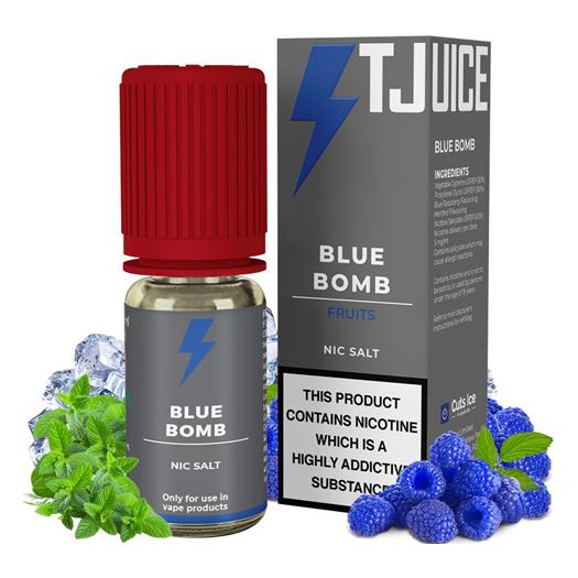 BLUE BOMB - T-Juice Salts 10 ml - 10mg y 20mg - Líquido con SALES DE NICOTINA BLUE BOMB - T-Juice Salts 10 ml - 10mg y 20mg - Líquido con SALES DE NICOTINA