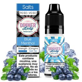 BLUE MENTHOL - DINNER LADY SALT 10 ml - Líquido con SALES DE NICOTINA