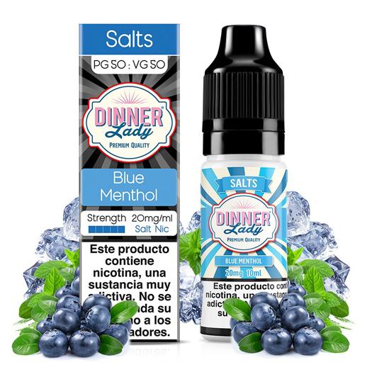BLUE MENTHOL - DINNER LADY SALT 10 ml - Líquido con SALES DE NICOTINA BLUE MENTHOL - DINNER LADY SALT 10 ml - Líquido con SALES DE NICOTINA