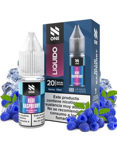 Blue Raspberry 10ml – Líquido con SALES DE NICOTINA 20mg - N-One
